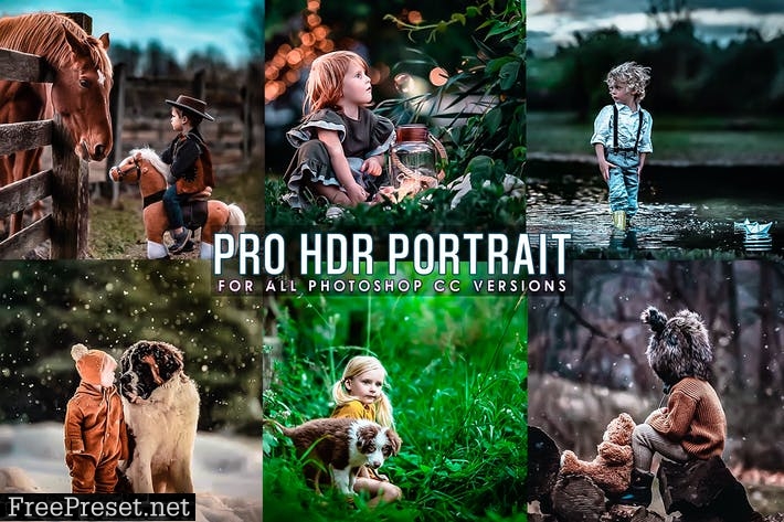 HRD Portrait Photoshop Actions HW5Q523