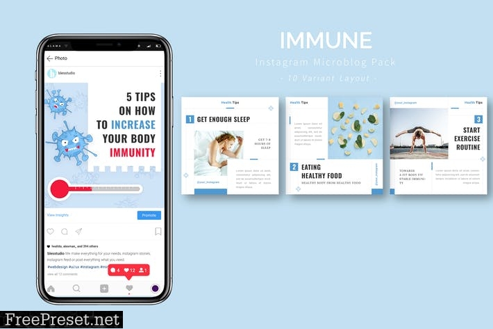 Immune - Instagram Microblog Pack 89LBZPM