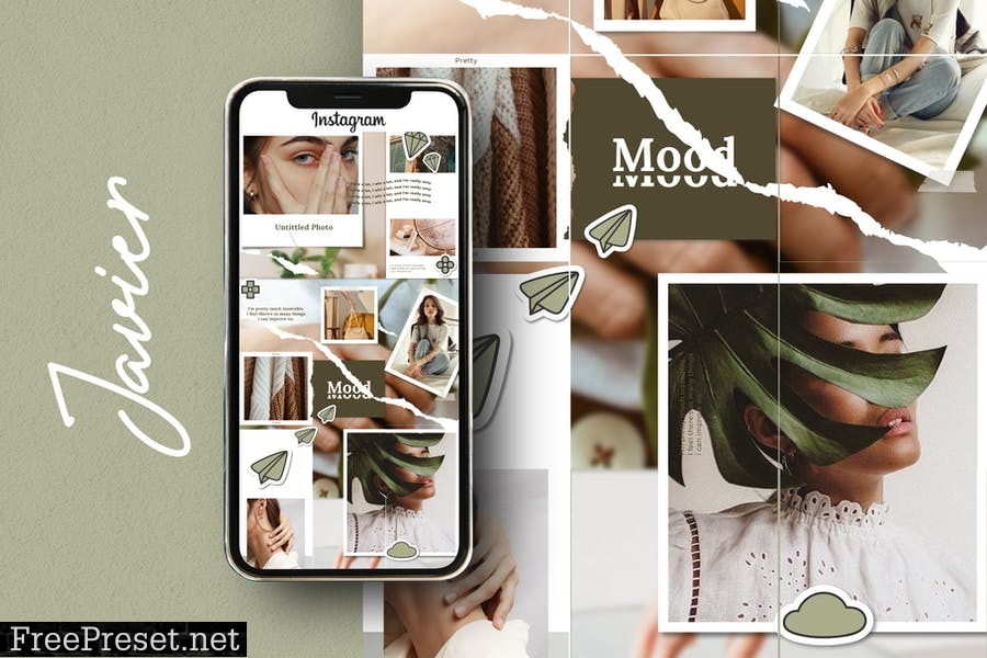 Javier - Puzzle Instagram Template G269ZJE