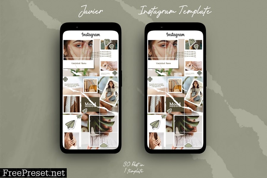 Javier - Puzzle Instagram Template G269ZJE