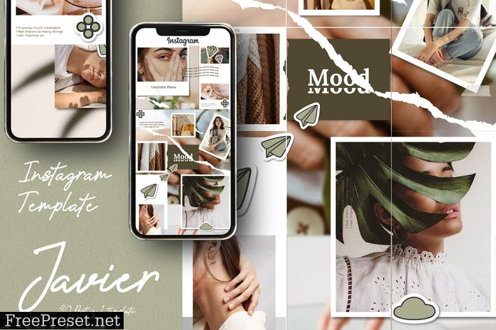 Javier - Puzzle Instagram Template G269ZJE