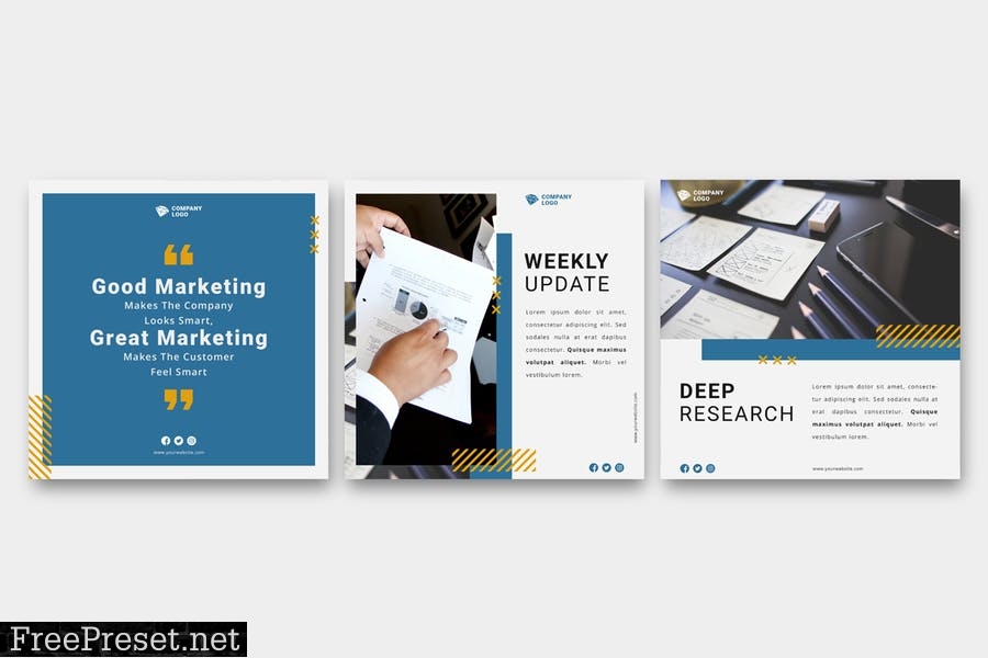 Marketing Agency Instagram Post Template GFKRSR7