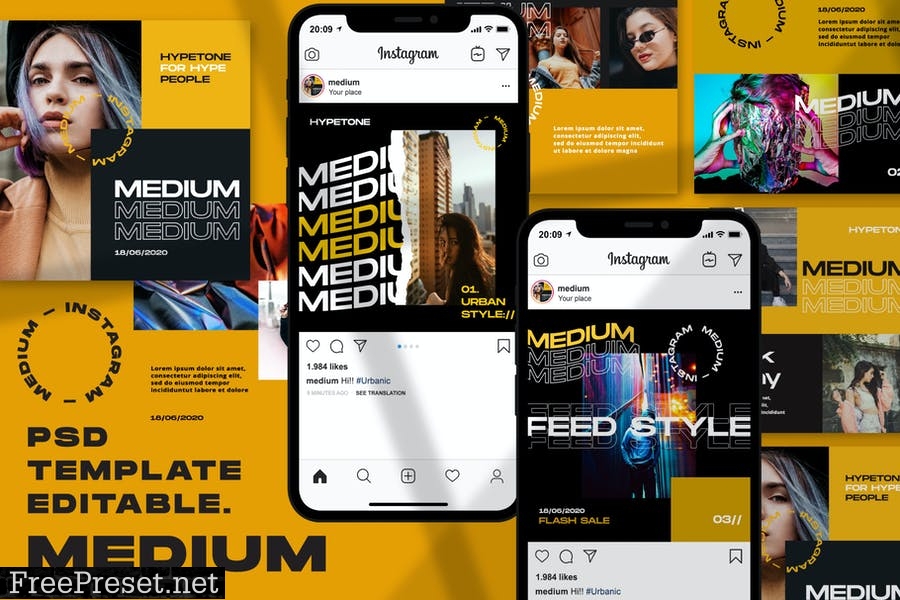 Medium - Instagram Template PPR9F2B