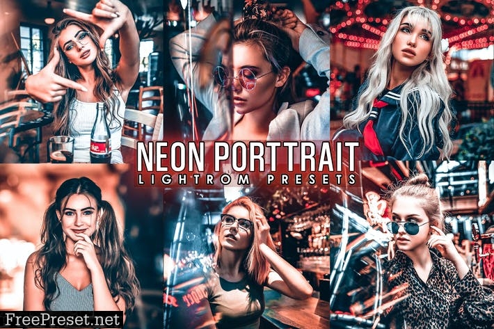 Neon Portrait Presets ( Mobile & Desktop)