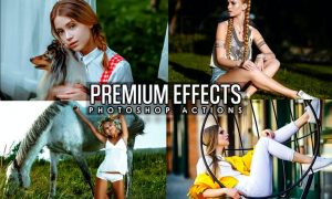 Premium Effects Photoshop Actions GVA64NW