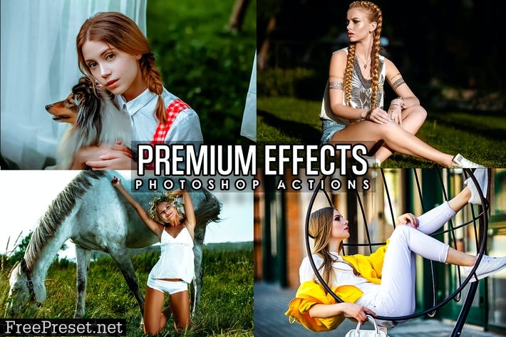 Premium Effects Photoshop Actions GVA64NW