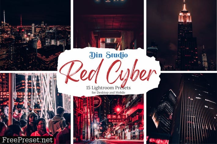 Red Cyber Lightroom Presets