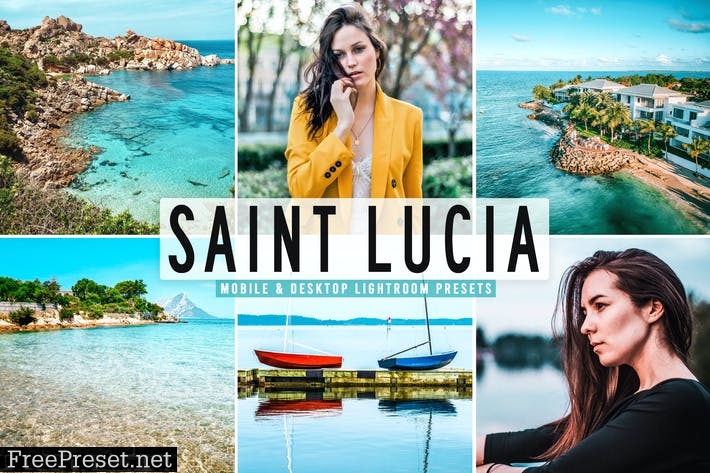 Saint Lucia Mobile & Desktop Lightroom Presets