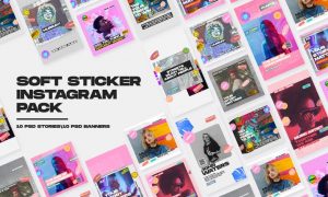 Soft Sticker Instagram Pack 6YYNPNZ
