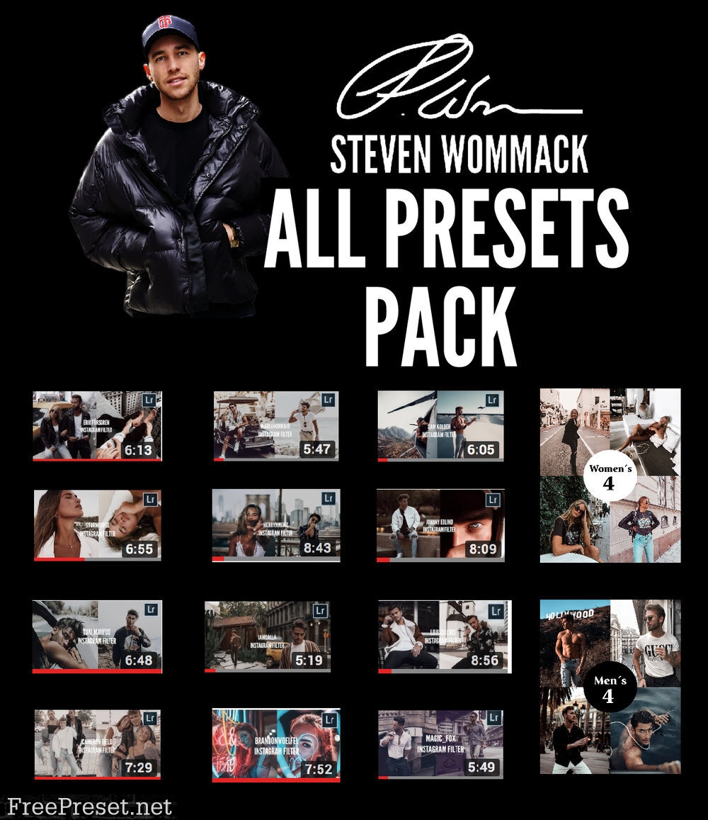Steven Wommack - All Presets Pack + Youtube