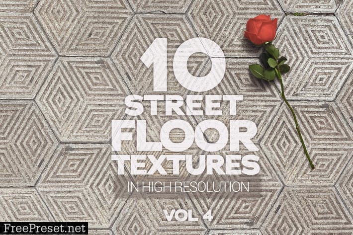 Street Floor Textures x10 Vol.4 3DVDJSK