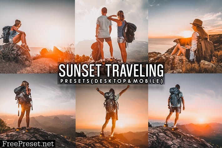 Sunset Traveling Lightroom Presets