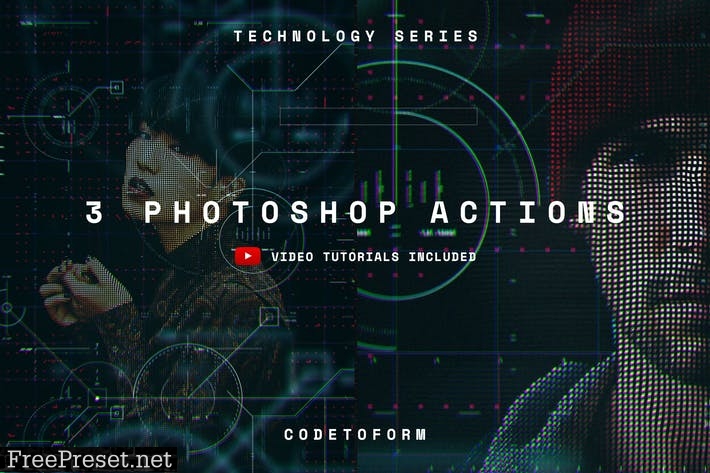 Technology Series Photoshop Actions RTD2JL9