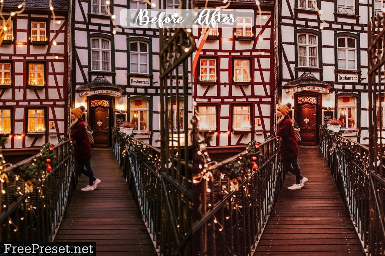 Travel Blogger Christmas Edition Lightroom Presets