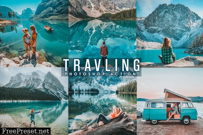Travel Blogger Photoshop Actions N496MQ2