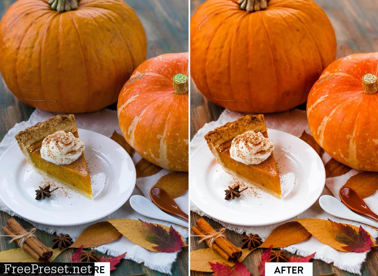 10 PUMPKIN PIE Lightroom Preset 5568485