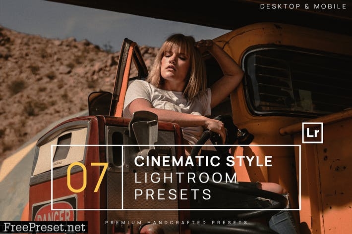 7 Cinematic Style Lightroom Presets + Mobile