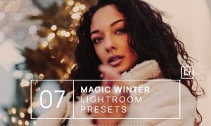 7 Magic Winter Lightroom Presets + Mobile