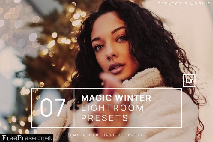 7 Magic Winter Lightroom Presets + Mobile