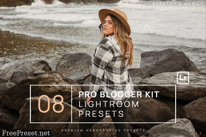 8 Pro Blogger Kit Lightroom Presets + Mobile