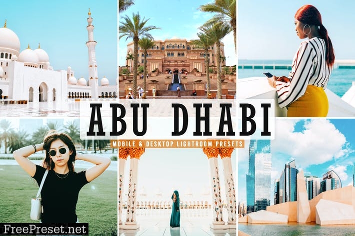 Abu Dhabi Mobile & Desktop Lightroom Presets