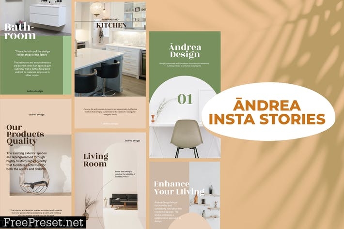 Andrea Design Insta Stories Template SHKHEQ3