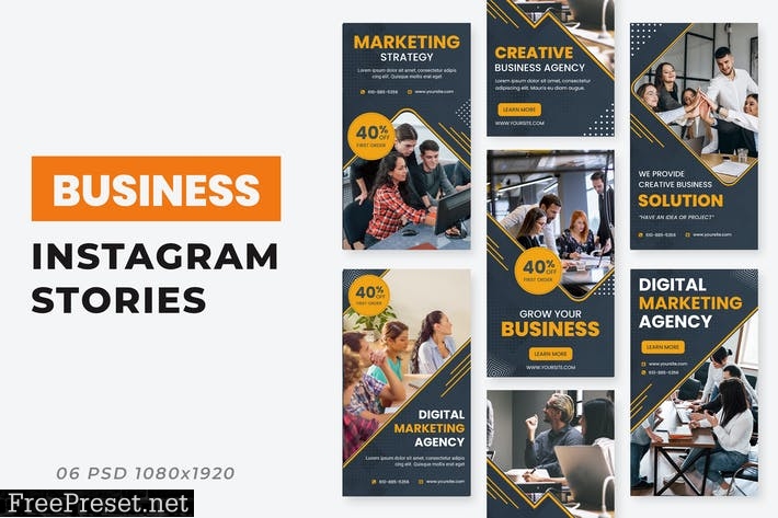 Business Agency Ad Instagram Stories DES5SAV