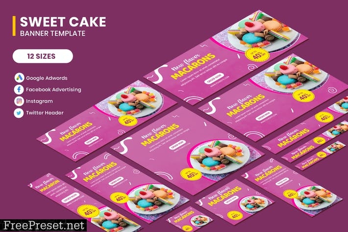 Cake Banners Ads M99H52N