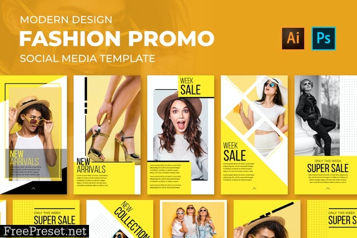 Fashion Promo Social Media Posts 6ZWHUL7