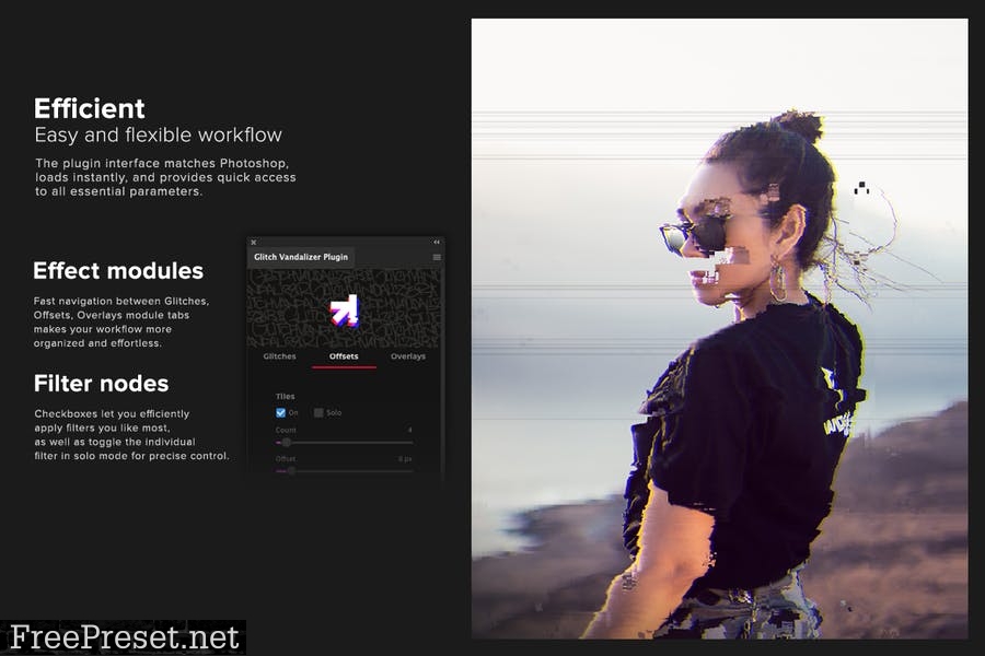 Glitch Vandalizer - Photoshop Plugin 3LTEKB9