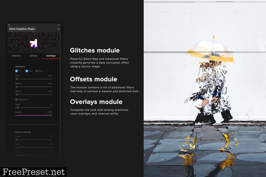 Glitch Vandalizer - Photoshop Plugin 3LTEKB9