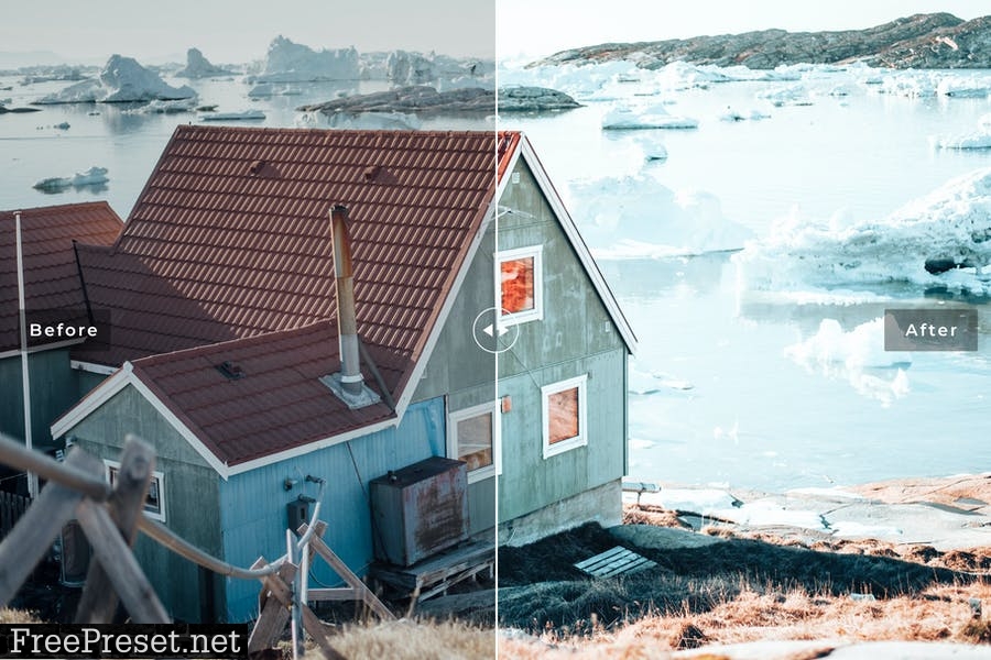 Greenland Mobile & Desktop Lightroom Presets