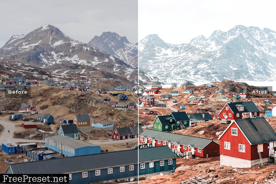 Greenland Mobile & Desktop Lightroom Presets