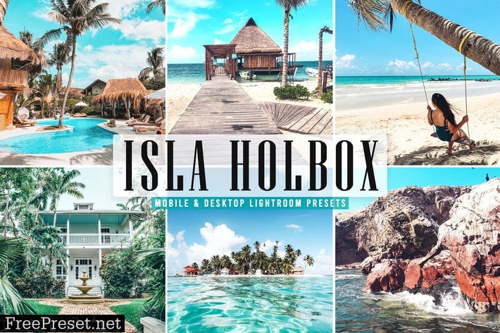 Isla Holbox Mobile & Desktop Lightroom Presets