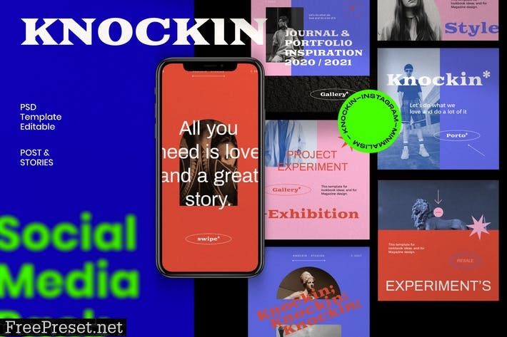 Knockin - Post & Story Instagram Vol.2 HTDVECD
