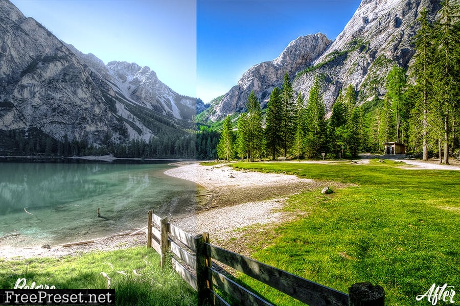 Landscape Photoshop Actions GJ4UVBM