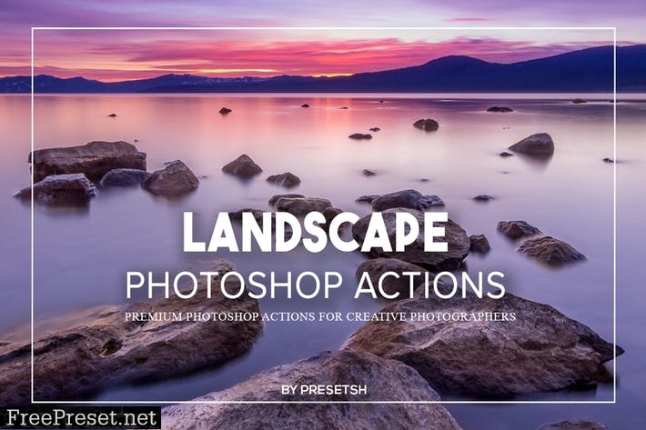 Landscape Photoshop Actions GJ4UVBM