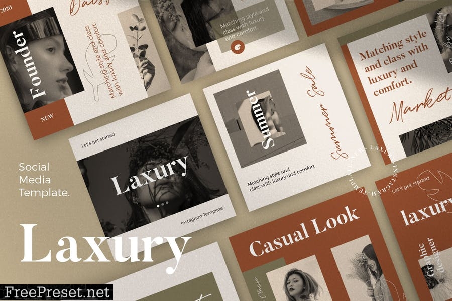 Laxury - Post & Story Instagram Vol.1 FMATU7B