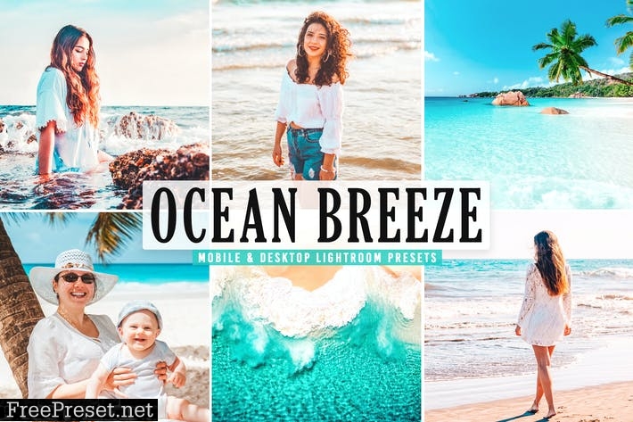 Ocean Breeze Mobile & Desktop Lightroom Presets