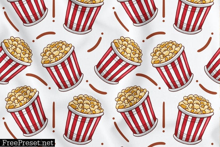 Popcorn Seamless Pattern W2863ZM