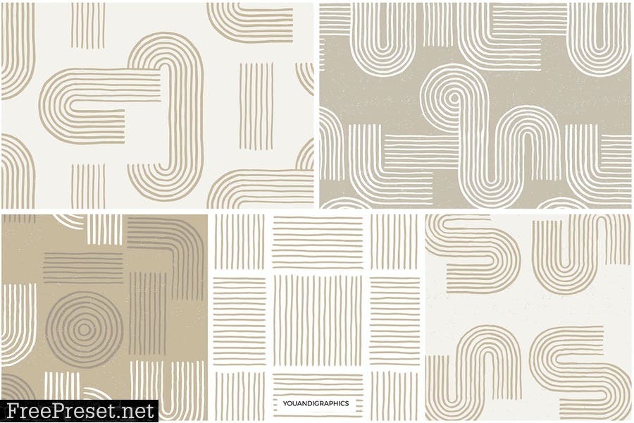 Sand Zen Garden - Seamless Patterns  FDVRHE5