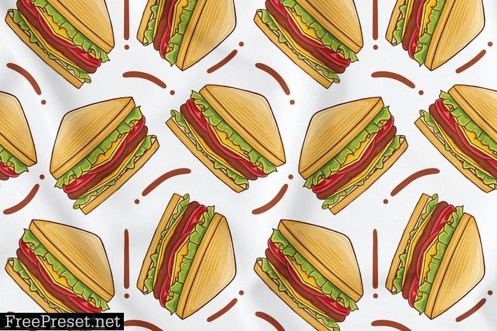 Sandwich Seamless Pattern WZ767TL