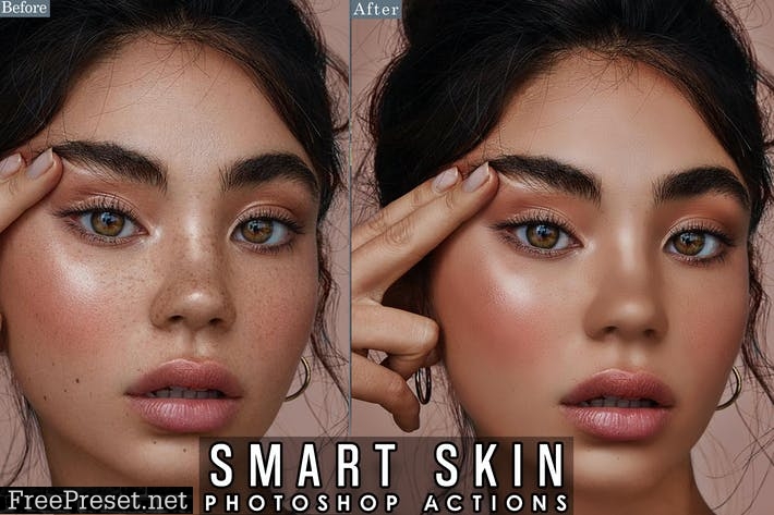 Smart Skin Retouch Photoshop Actions MMFDG9S