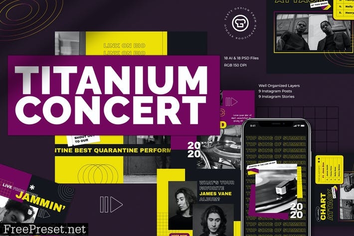 Titanium Concert Insta Pack FQBMZSS