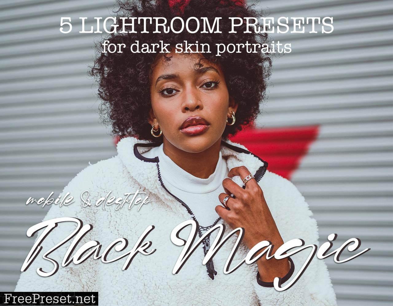 5 Dark Skin Lightroom Presets 5361772
