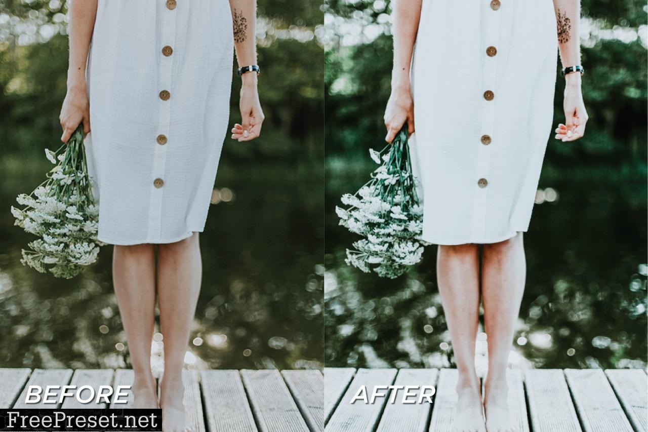 5 Green Lightroom Presets 5701795