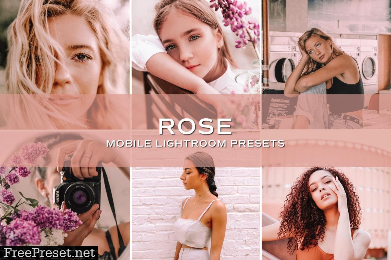 5 Rose Pink Lightroom Presets 5701373 5701373