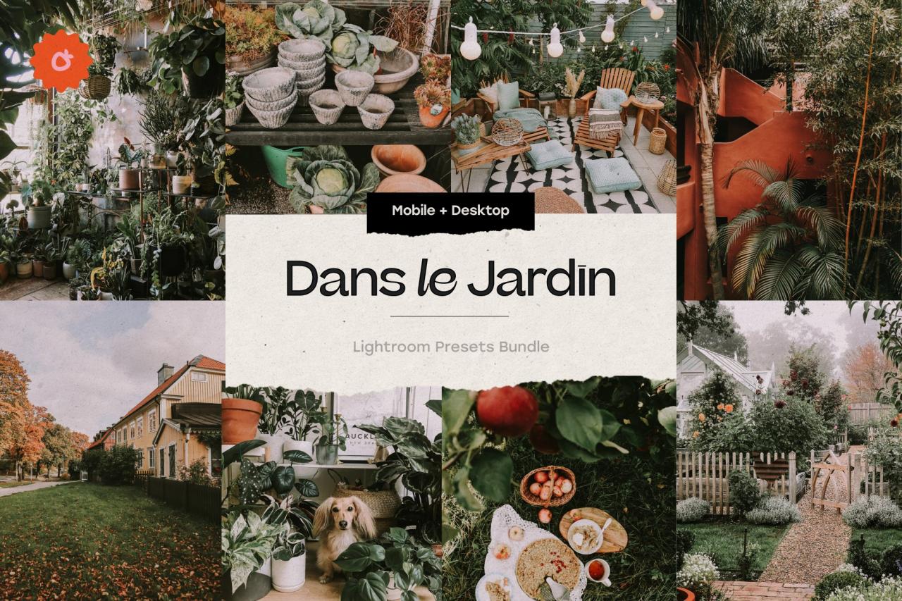 8 Jardin Lightroom Presets 5419247