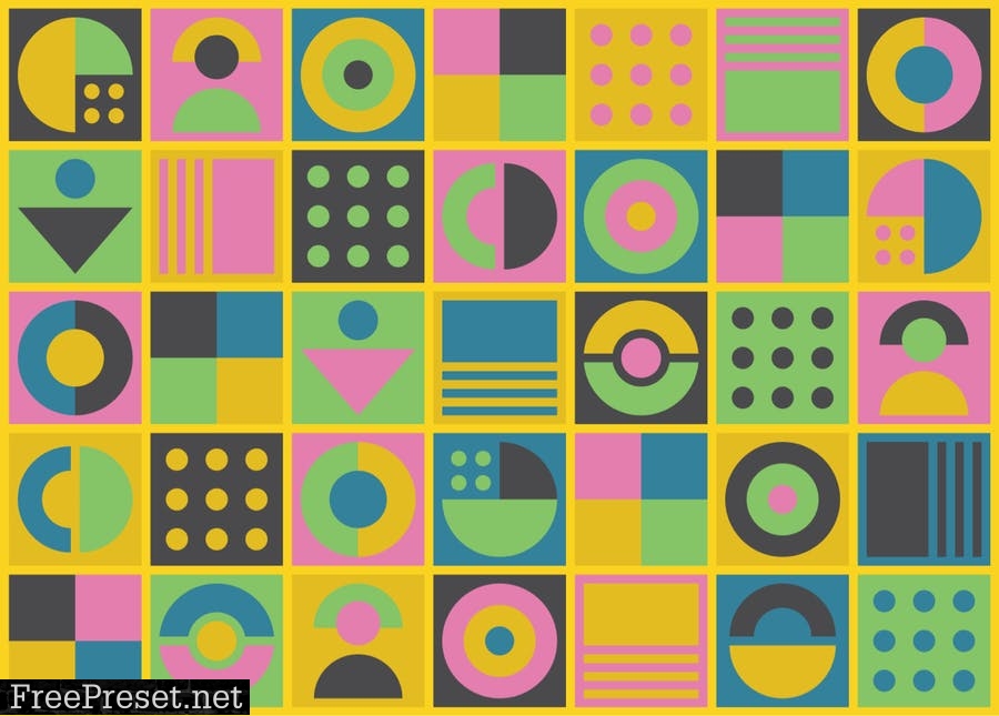 Abstract Retro Style Background GN7FV7U