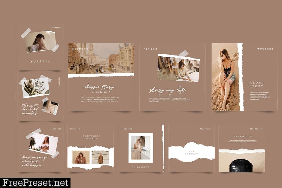 AURELIA - Fashion Instagram Template EMS5N4V